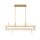 Hängeleuchte LED Metall in Gold B: 122,8 cm Modern Design