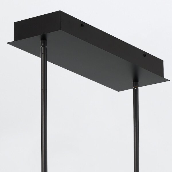 LED Hängelampe Metall Schwarz Weiß 122,8 cm lang Modern