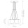 LED Pendelleuchte Alabaster Metall B: 45,6 cm 3000 K 3544 lm