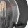 Wandleuchte Schwarz klein Ø 22 cm rund Metall Glas E14