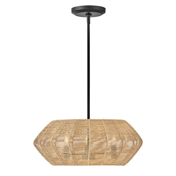 Boho Hängeleuchte Rattan Ø 53,5 cm 3x E14 Modern ESMOND