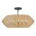Hängelampe Boho Ø 71 cm Rattan Metall 5x E14 ESMOND