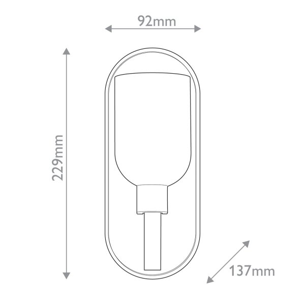 Wandlampe klein H: 22,9 cm Alabaster Metall E14