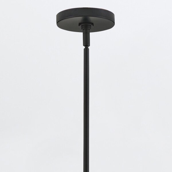 Hängeleuchte außen Ø 61 cm rund H: max. 151,6 cm Schwarz Weiß