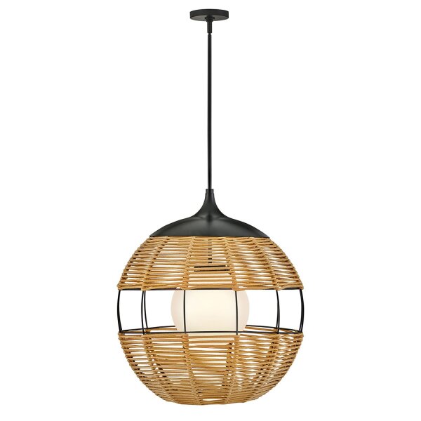 Außenlampe rund Ø 61 cm Doppel Kugelschirm IP44 Modern
