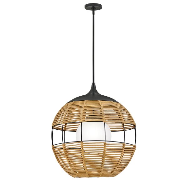 Außenlampe rund Ø 61 cm Doppel Kugelschirm IP44 Modern