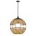 Außenlampe rund Ø 61 cm Doppel Kugelschirm IP44 Modern