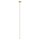 LED Pendelleuchte verstellbar H: max. 2,9 m in Messing