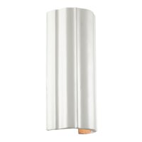 Wandlampe innen Up Down H: 33 cm Metall Weiß Antik E14