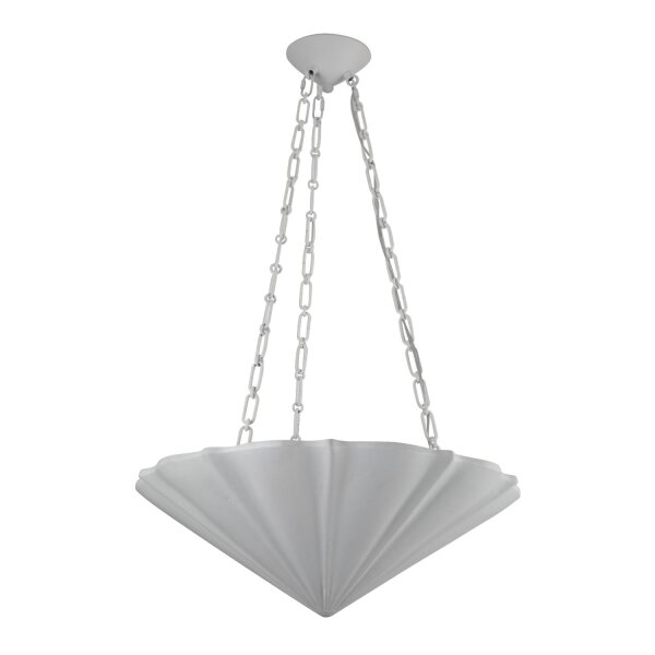Hängelampe Weiß antik Ø 57,2 cm H: max. 208,6 cm 3x E27