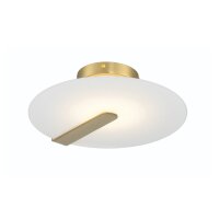 LED Deckenlampe rund Ø 31 cm 3000 K 520 lm Metall...
