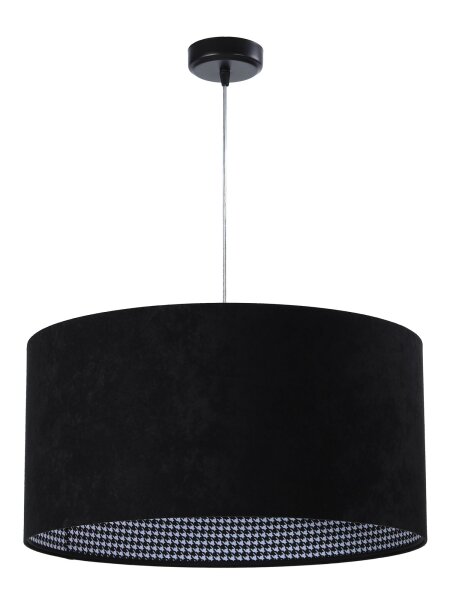 Suspension Lampe de salle à manger Noir Blanc Motif