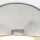 Wandlampe LED rund Ø 14,3 cm Metall Glas in Nickel poliert