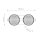 LED Wandlampe IP44 39 cm Metall Rauchglas Kugelschirm Bad