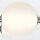 LED Wandlampe Badezimmer 39 cm Glas Metall in Nickel Weiß IP44