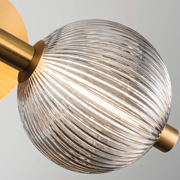 Wandleuchte LED IP44 58,7 cm Metall Glas 3000 K Bad