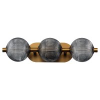 Wandleuchte LED IP44 58,7 cm Metall Glas 3000 K Bad