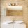 Wandleuchte LED IP44 58,7 cm Metall Glas 3000 K Bad