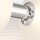 Badezimmerleuchte LED 58,7 cm Metall Glas in Nickel Weiß IP44