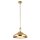 Pendelleuchte Metall Glas D: 36,8 cm Industrial E27 in Messing