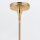 Pendelleuchte Metall Glas D: 36,8 cm Industrial E27 in Messing