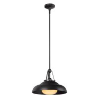 H&auml;ngelampe Bronze antik &Oslash; 36,8 cm Metall Glas...