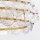 Pendelleuchte rund Ø 74,7 cm Metall Glas E27 in Messing antik