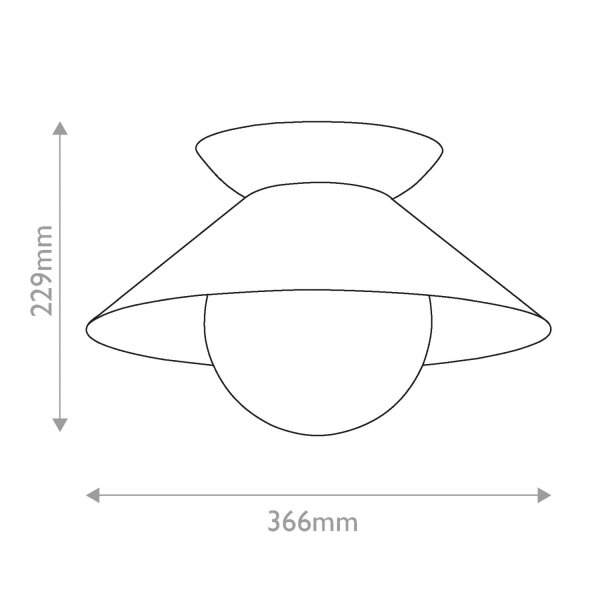 Deckenlampe Weiß Messing antik Ø 36,6 cm E27 Retro Metall Glas