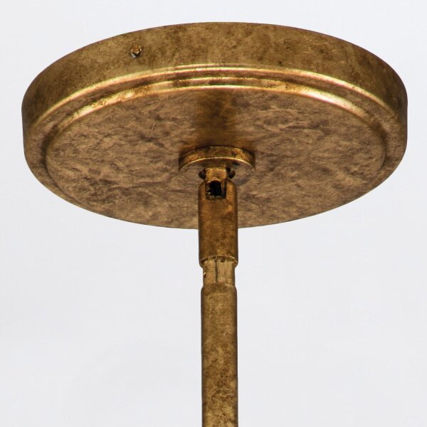 Kronleuchter Modern Ø 50,8 cm 3-armig E14 in Blattgold
