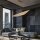 Pendelleuchte LED Modern B: 105 cm Metall verstellbar