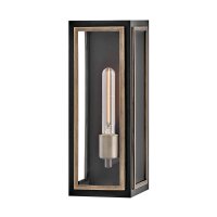 Außenlampe Wand 38,1 cm hoch IP44 E27 Aluminium...