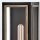 Außenlampe Wand 38,1 cm hoch IP44 E27 Aluminium Glas eckig