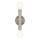 Wandlampe Bad 24,8 cm hoch IP44 Metall in Nickel 2x E27