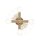 Badlampe Wand 24,8 cm hoch IP44 in Champagner Bronze 2x E27