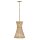 Hängeleuchte Rattan Ø 30,5 cm in Gold brüniert E27 JARLAN
