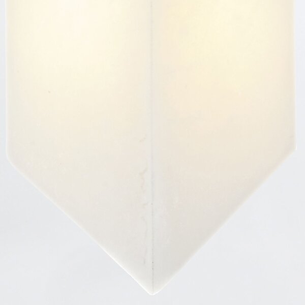 Wandleuchte indirekt H: 38,1 cm Alabaster Metall 2x E27