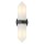 Wandleuchte indirekt H: 38,1 cm Alabaster Metall 2x E27