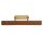 Bilderlampe LED B: 80 cm groß in Messing Antik Cognac