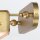 Bilderlampe LED B: 80 cm groß in Messing Antik Cognac