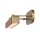 Bilderlampe LED Metall Kunstleder 50,2 cm breit 2700K warm