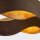 LED Pendelleuchte Modern rund Ø 85 cm in Bronze Gold