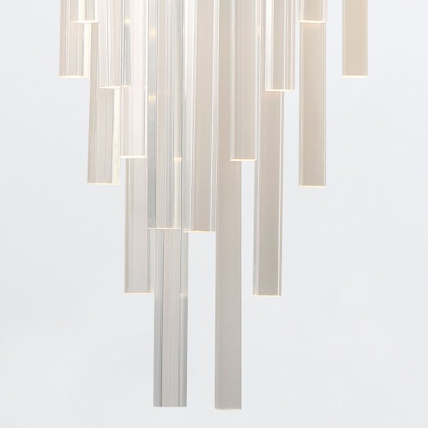 LED Wandlampe dekorativ 50,8 cm hoch in Gold 3000K