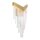 LED Wandlampe dekorativ 50,8 cm hoch in Gold 3000K