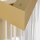 LED Wandlampe dekorativ 50,8 cm hoch in Gold 3000K