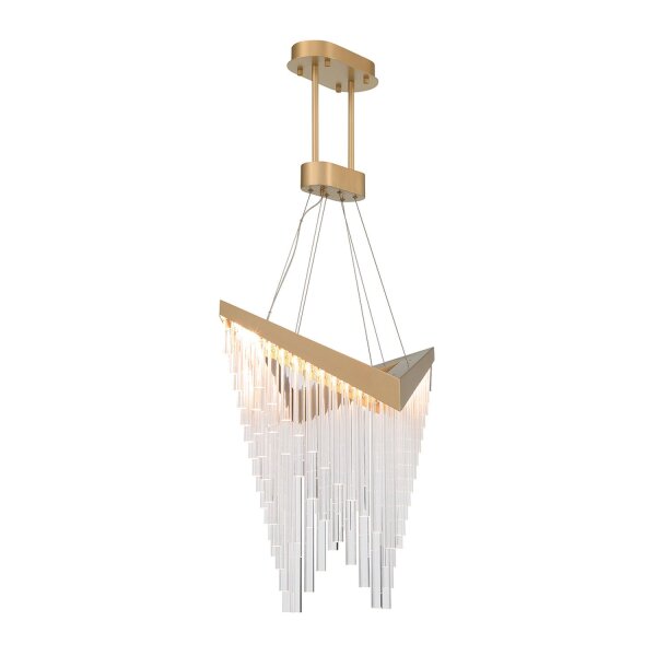 LED Hängeleuchte Modern Design B: 81 cm in Gold 3000K