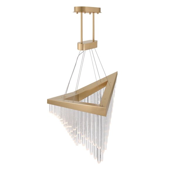 LED Hängeleuchte Modern Design B: 81 cm in Gold 3000K