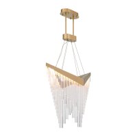 LED Hängeleuchte Modern Design B: 81 cm in Gold 3000K