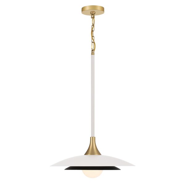 Hängelampe LED Metall Glas 46 cm breit H: max. 255,3 cm