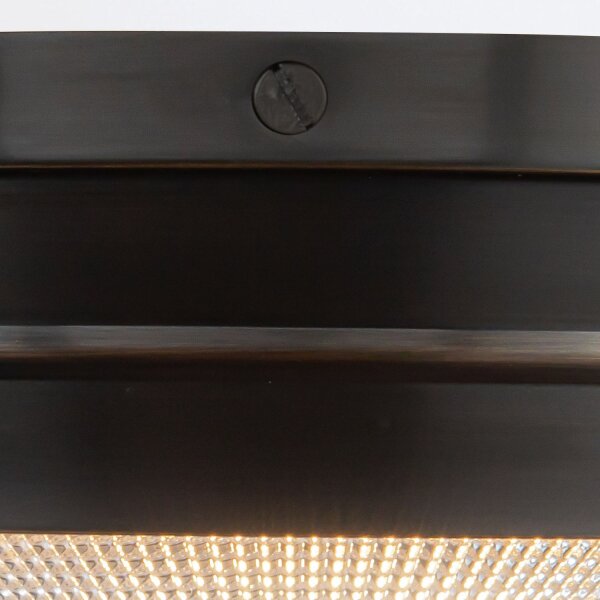 Deckenleuchte rund D: 25,7 cm Metall Glas E14 Art Déco