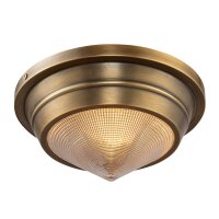 Deckenleuchte Glas Metall Ø 25,7 cm rund klein...